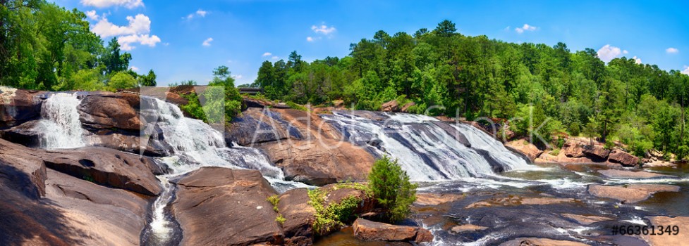 Picture of Rushing waterfalls at High Falls State Park in GA